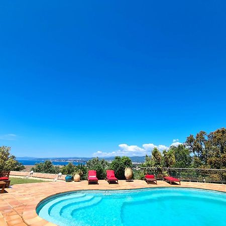 Villa M, Chambres D'Hotes, Vue Mer, Sauna, Piscine A Six-Fours 锡富尔勒普拉日 外观 照片